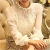 Elegant White Lace Blouse Embroidered Blouse