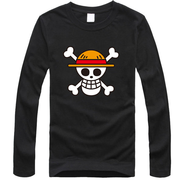 One Piece T Shirt Luffy Straw Hat Japanese Anime