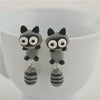 Cute Animal Cat Fox Women Earrings